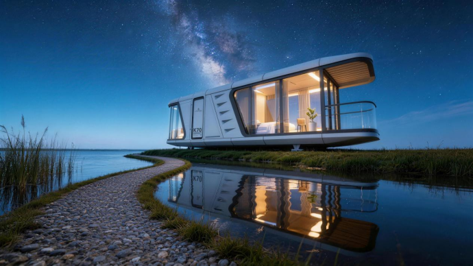 Capsule Cabin & Prefab House: Smart Housing for Off-Grid Lifestyle