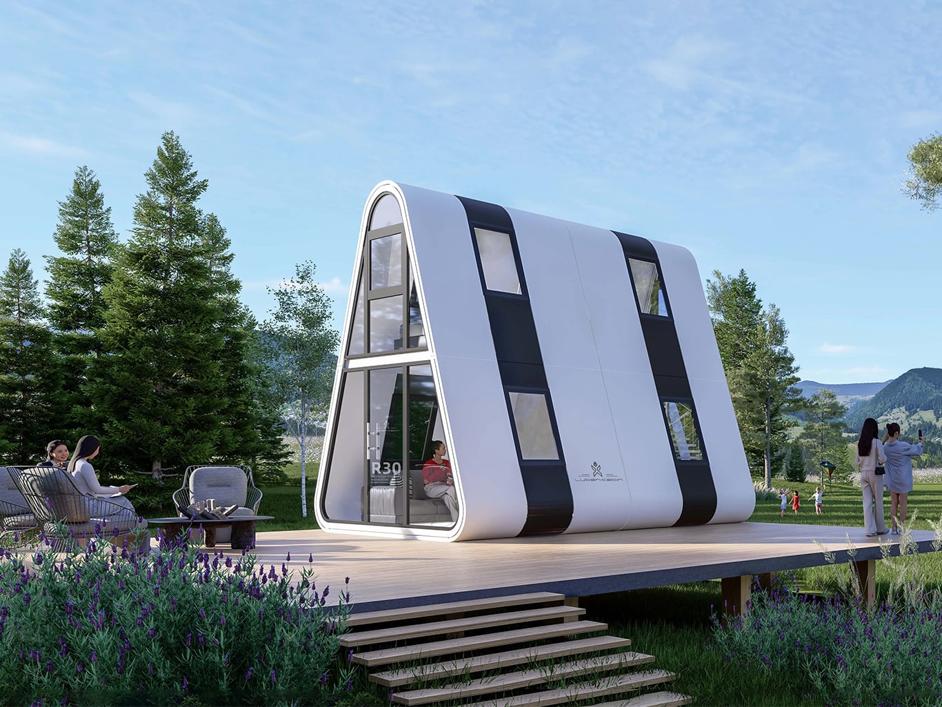 Modular Capsule House: Build Your Own Space Pod Home