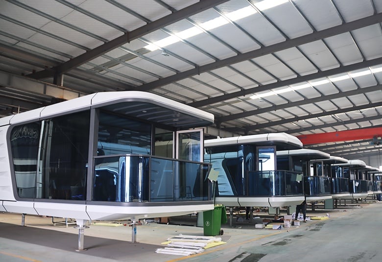 Space Capsule House Production