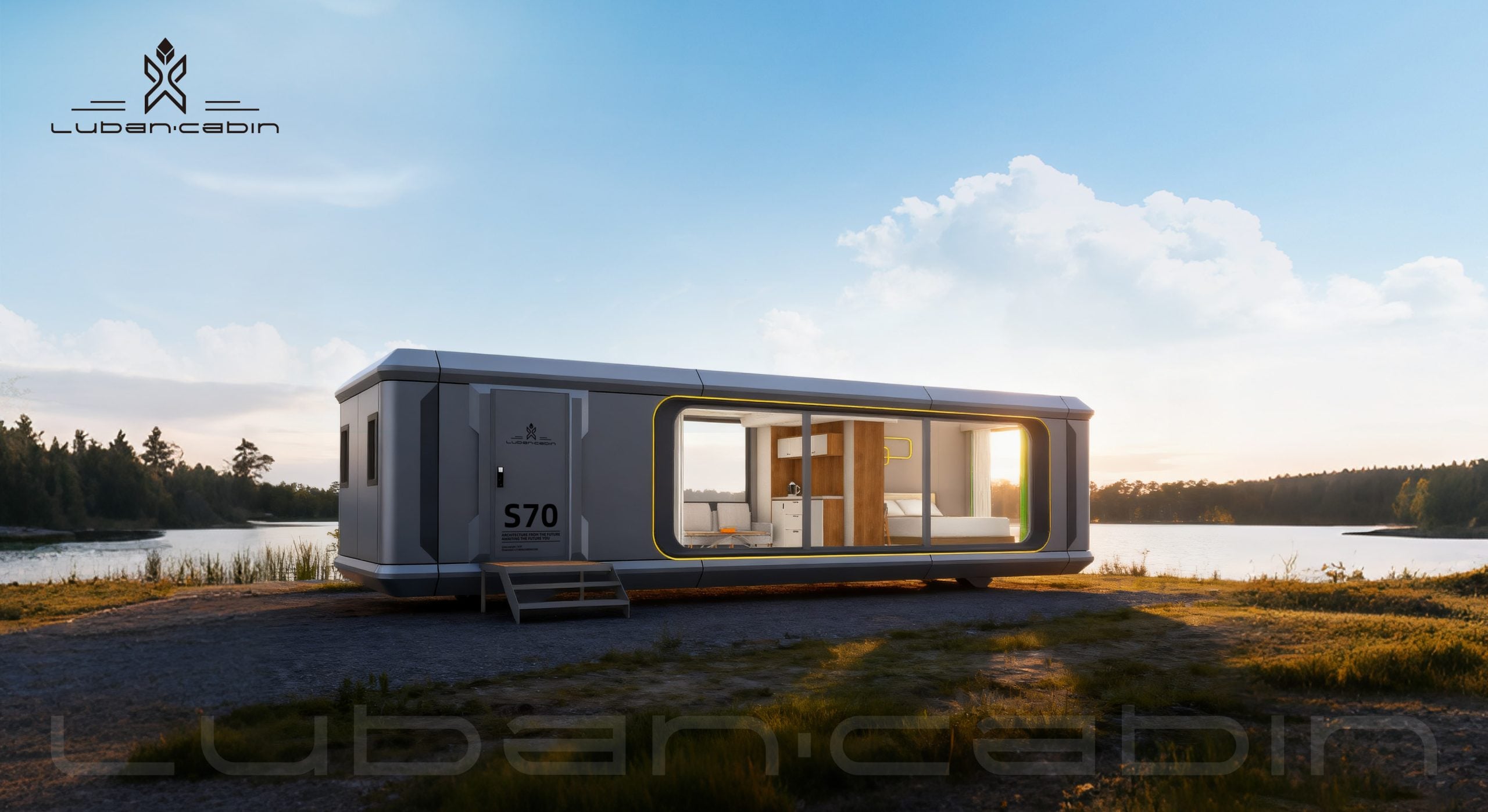 Tiny Capsule House for Modern Getaways